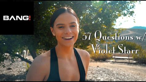 violet satrr|57 Questions with Violet Starr .